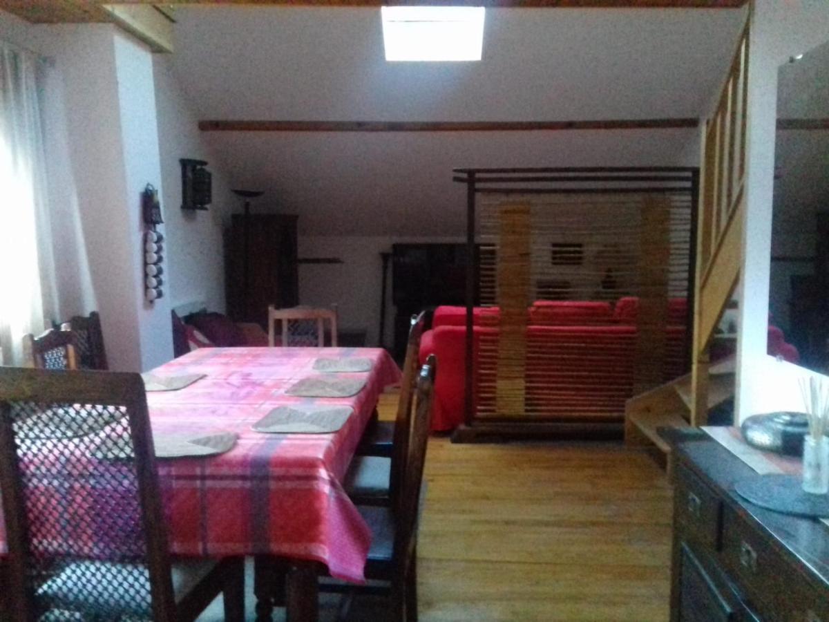 Appartement En Loft 50M2 Dans Maison Avec Chambre En Mezzanine Et Canapes Lits Dans Salon Saint-Pierre-de-Chartreuse Luaran gambar